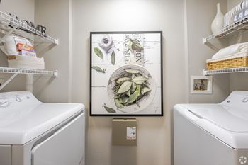 Washer dryer in unit